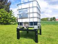 Metalowa podstawa pod zbiornik Mauzer | Stojak pod IBC 1000l Stelaż