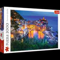 Puzzle 2000 el. Vernazza o zmroku TREFL nowe