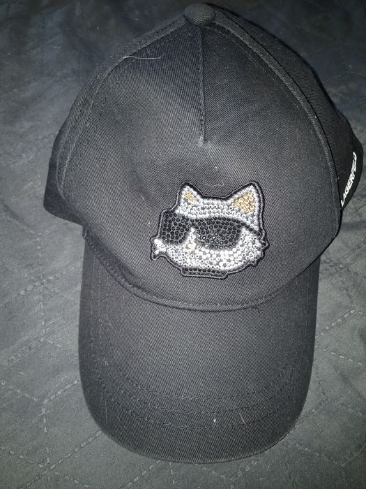 Czapka z daszkiem  dziewczęca Karol Lagerfeld