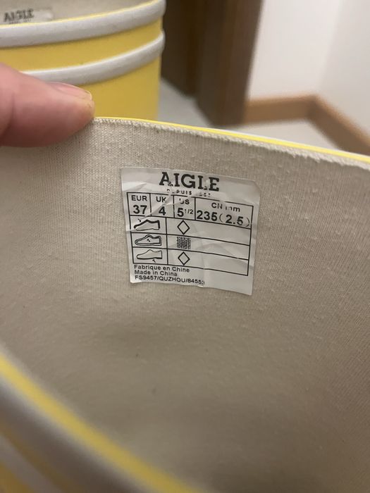 Kalosze aigle rozmiar 36 sliczn