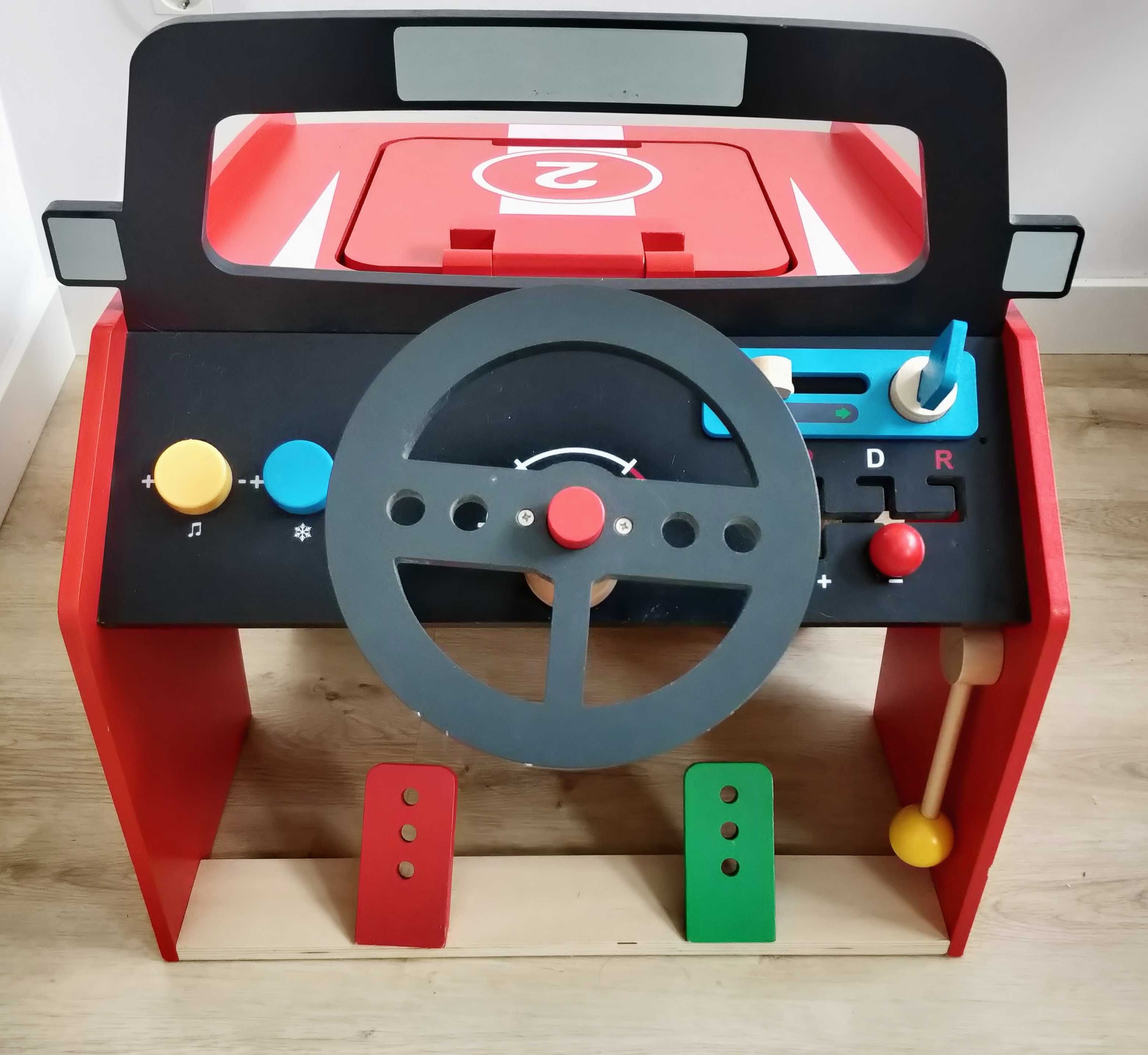 Carro de Mecânico madeira - brinquedo