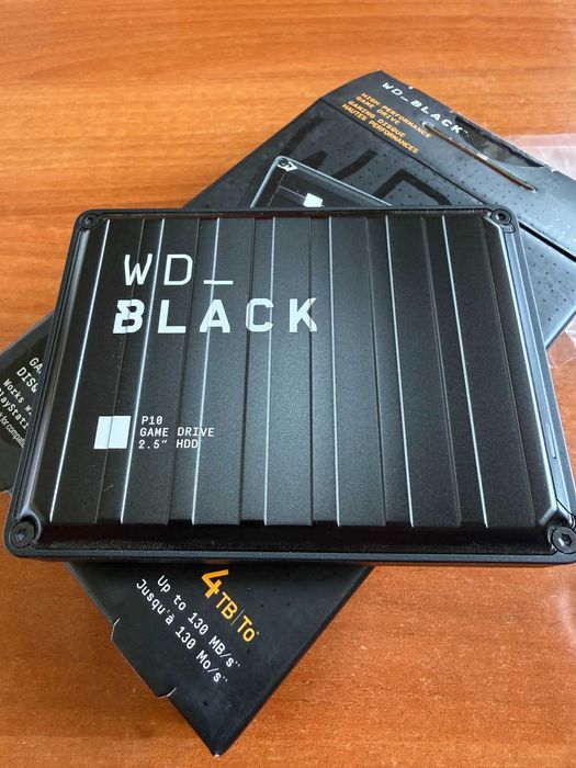 WD Black P10 4TB HDD para Jogos USB 3.2 HDD