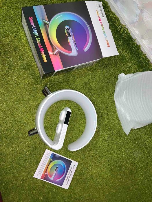 Лампа нічник G Smart з бездротовою зарядкою 15W і Bluetooth-колонкою