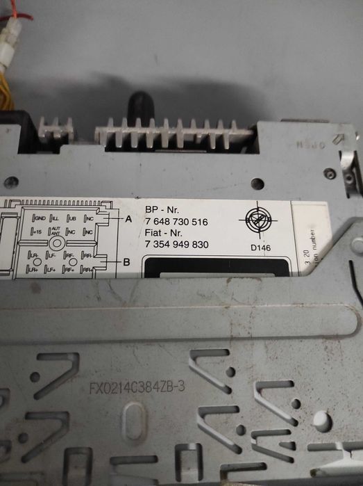 Radio Blaupunkt Fiat 169 CD Panda, OE: 735.4949.830, 764.8730.516