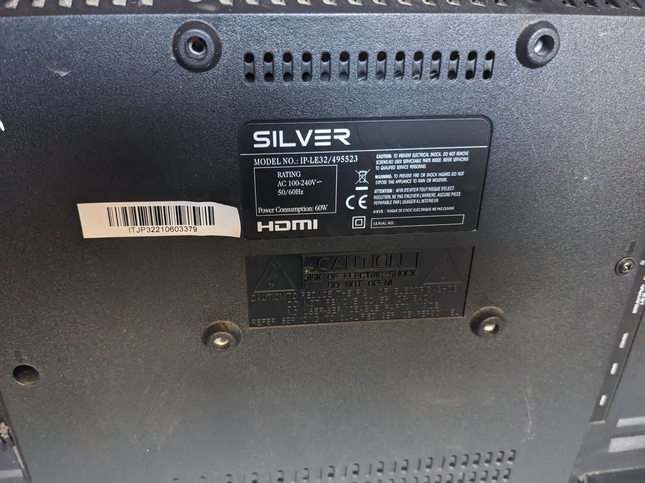 Televisão silver LED HD 32"