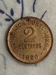 Moeda de 2 centavos de 1920