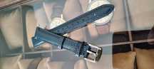 Nowy pasek do zegarka 16mm kolor niebieski/granatowy