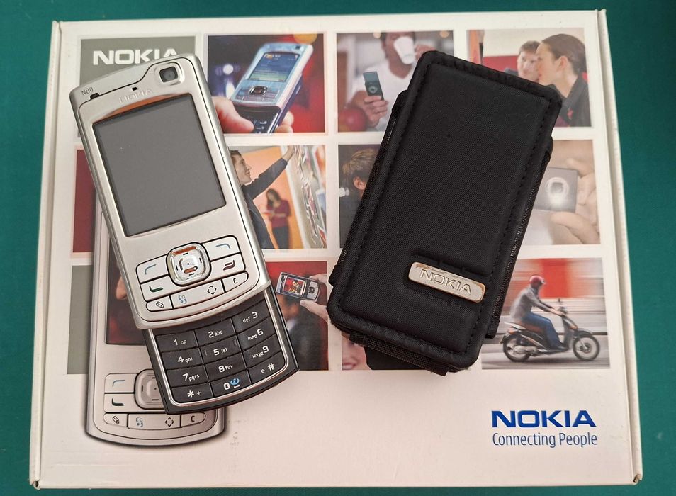 Telemóvel vintage Nokia n80, completo, funcional, para coleção
