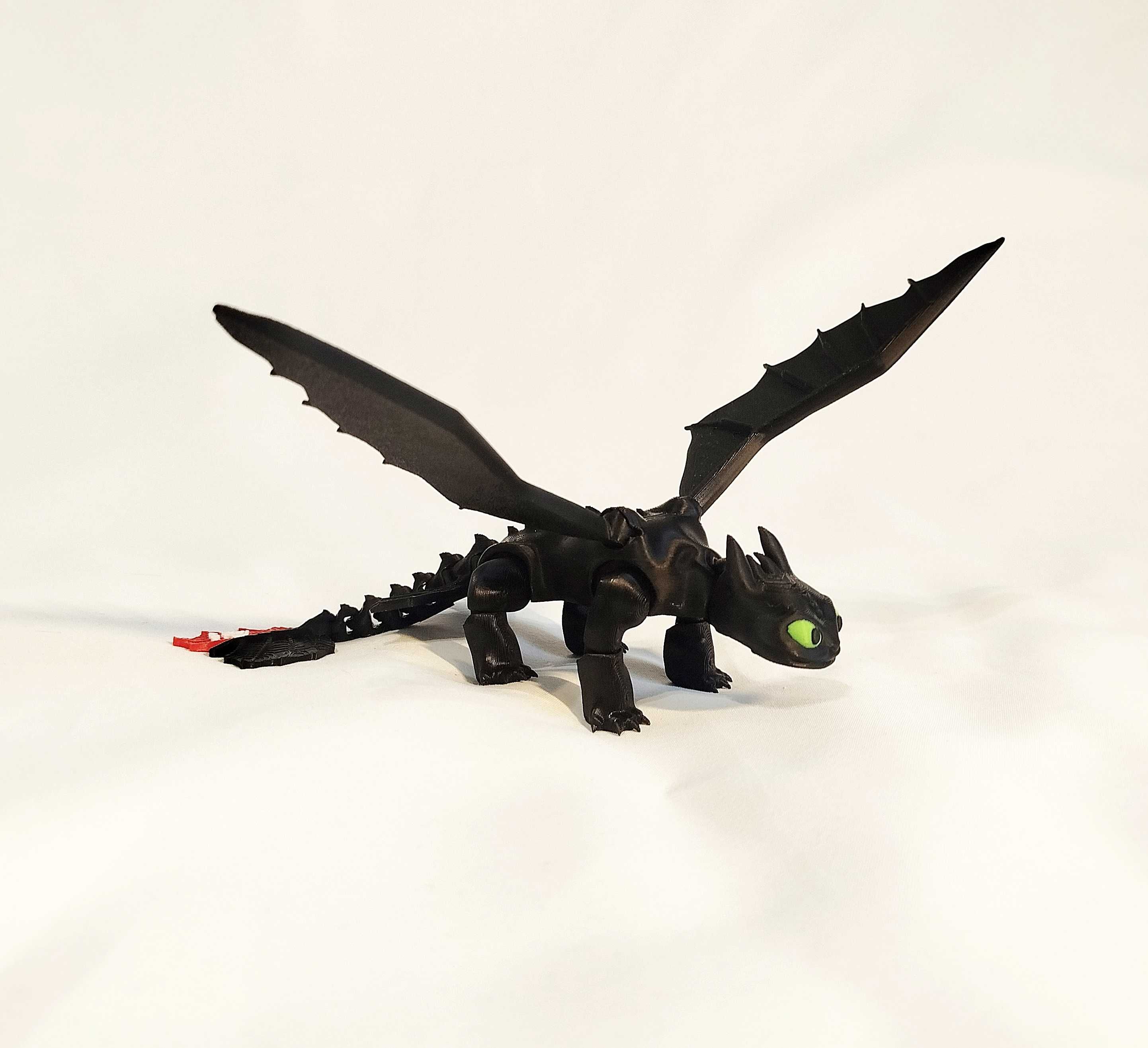 Jak wytresować smoka zestaw Nocna i Biała Furia Figurki 3D Multivers3D