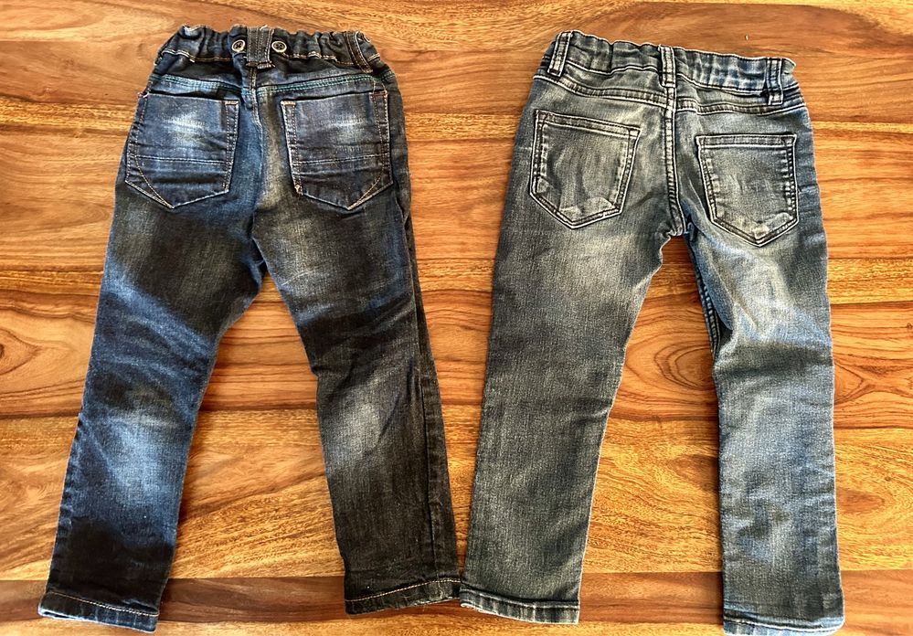 Skinny jeans dla chłopca lub dziewczynki 104 110 dżinsy