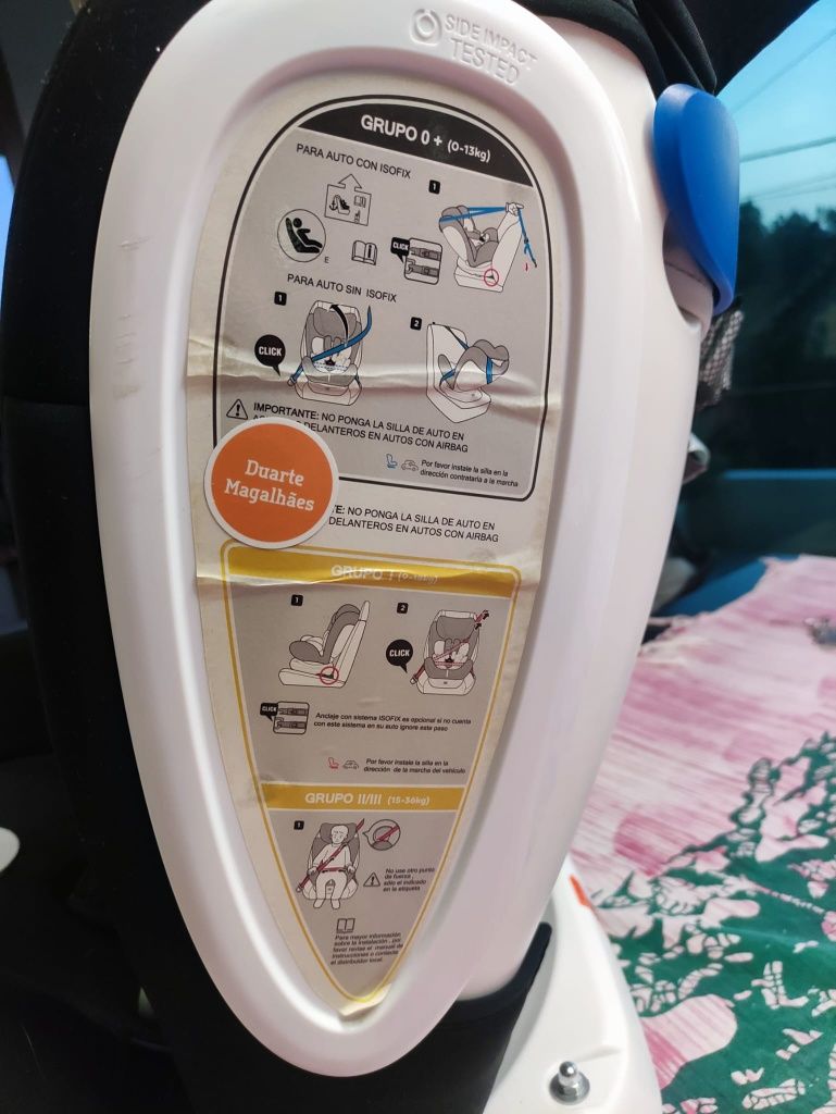 Cadeira auto com isofix
