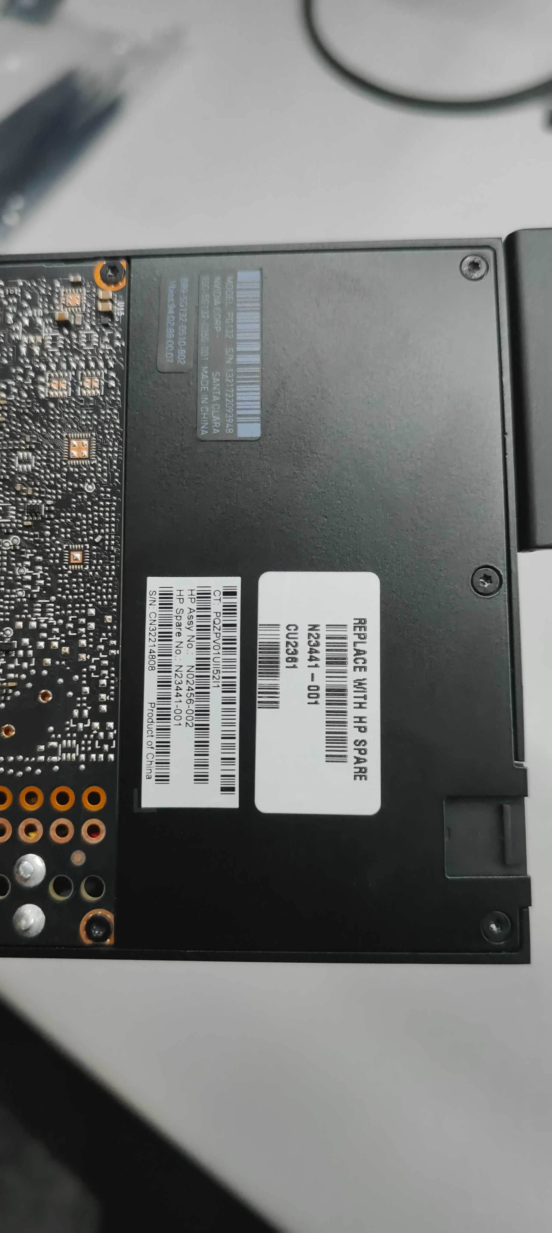 Gráfica nvidia quadro RTX A4500 sem Uso