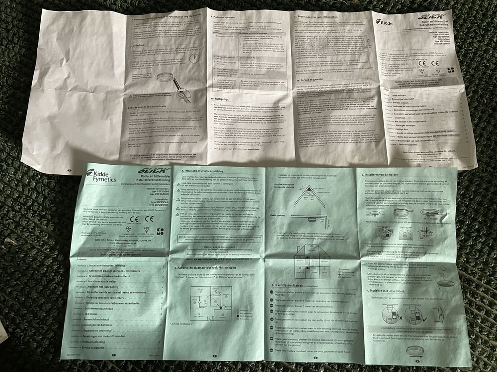 Czujnik dymu Kidde Fyrnetics model 2FS23/9HIR niemiecki