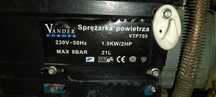 SprężarkaVander, kompresor 21l, 230V