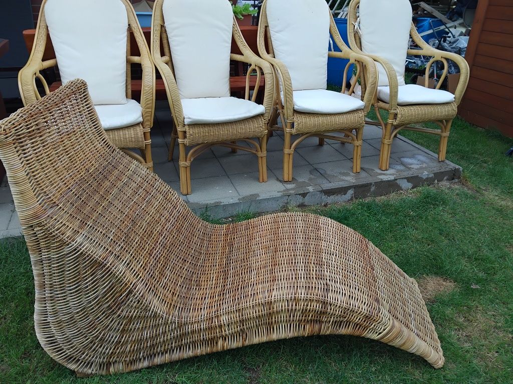 Meble naturalny rattan
