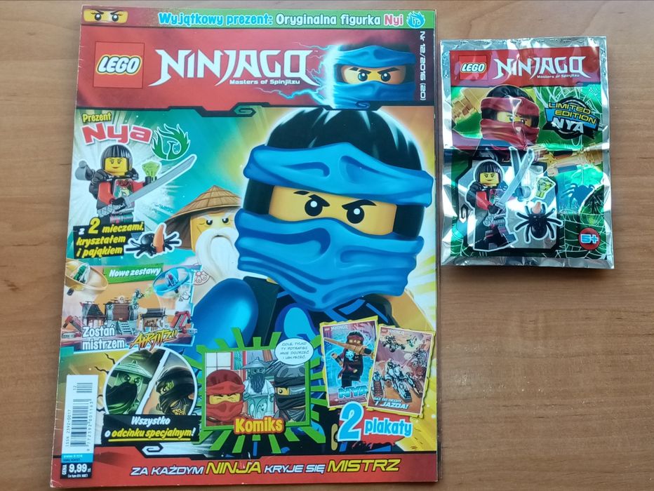 Magazyn LEGO Ninjago 12/2016 Nya Samuraj X i pająk