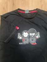 T-shirt męski/młodzieżowy koszulka rozmiar S czarny 100% bawełna