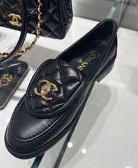 Лоферы туфли макасины Chanel
