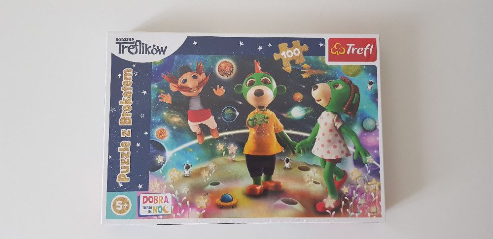 Nowe Trefl, Rodzina Treflików, Dobranoc Trefliki na noc, Puzzle z brok