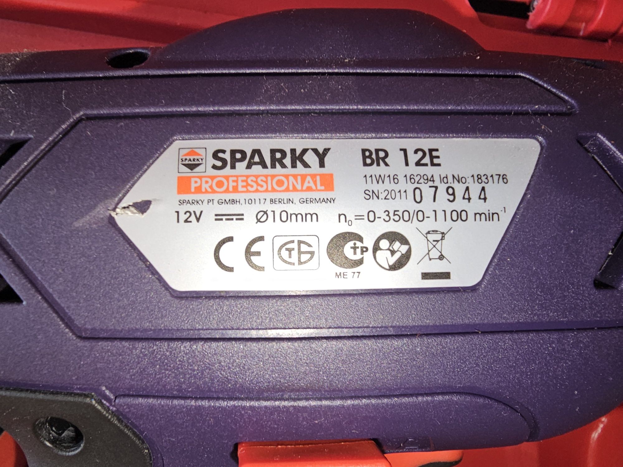 Шуруповёрт аккумуляторный Sparky BR 12E