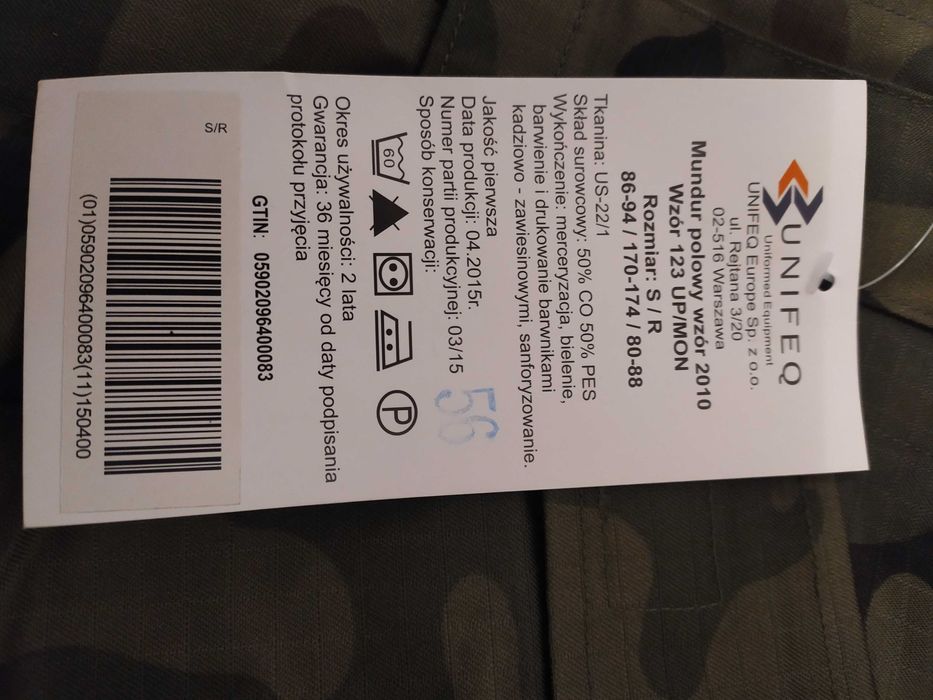 Nowy mundur wojskowy wz 123 UP/MON