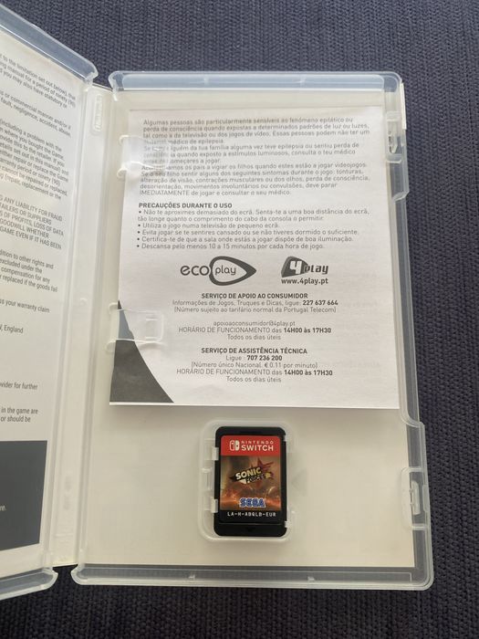 Jogo Sonic Forces Nintendo Switch Usado