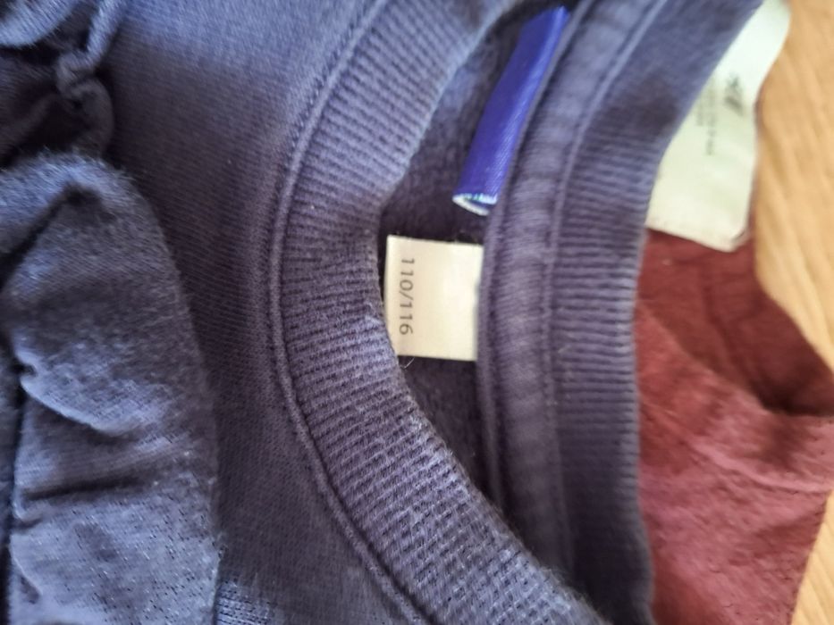 Bluzy i sweterek dla dziewczynki 110/116