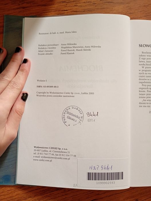 Kazimierz Pasternak - Biochemia. Podręcznik dla studentów medycznych s