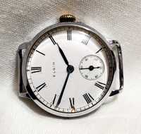 Американские часы "Elgin" USA в хроме ПМВ 1910-х годов не времён ссср