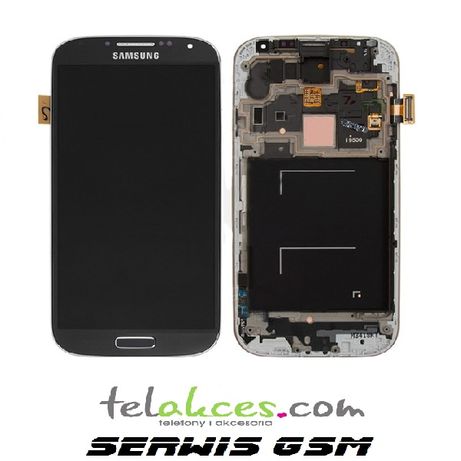 Wyświetlacz LCD Samsung S4 I9500 ciemny niebieski GRATIS Wymiana Pozna