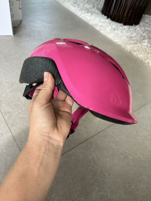 Kask btwin 53-56cm dziecięcy, dziewczynka