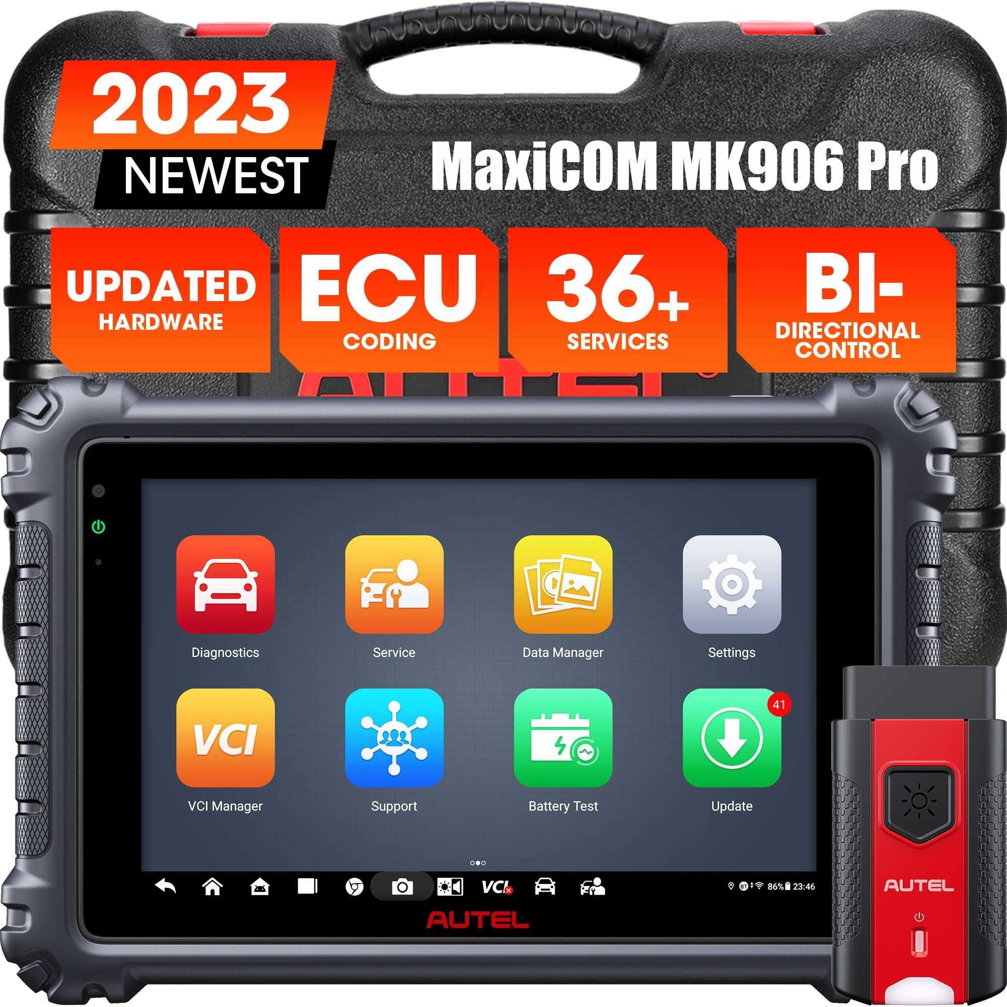 Máq. Diagnostico Auto Autel MaxiCOM MK906 PRO Nova 2023