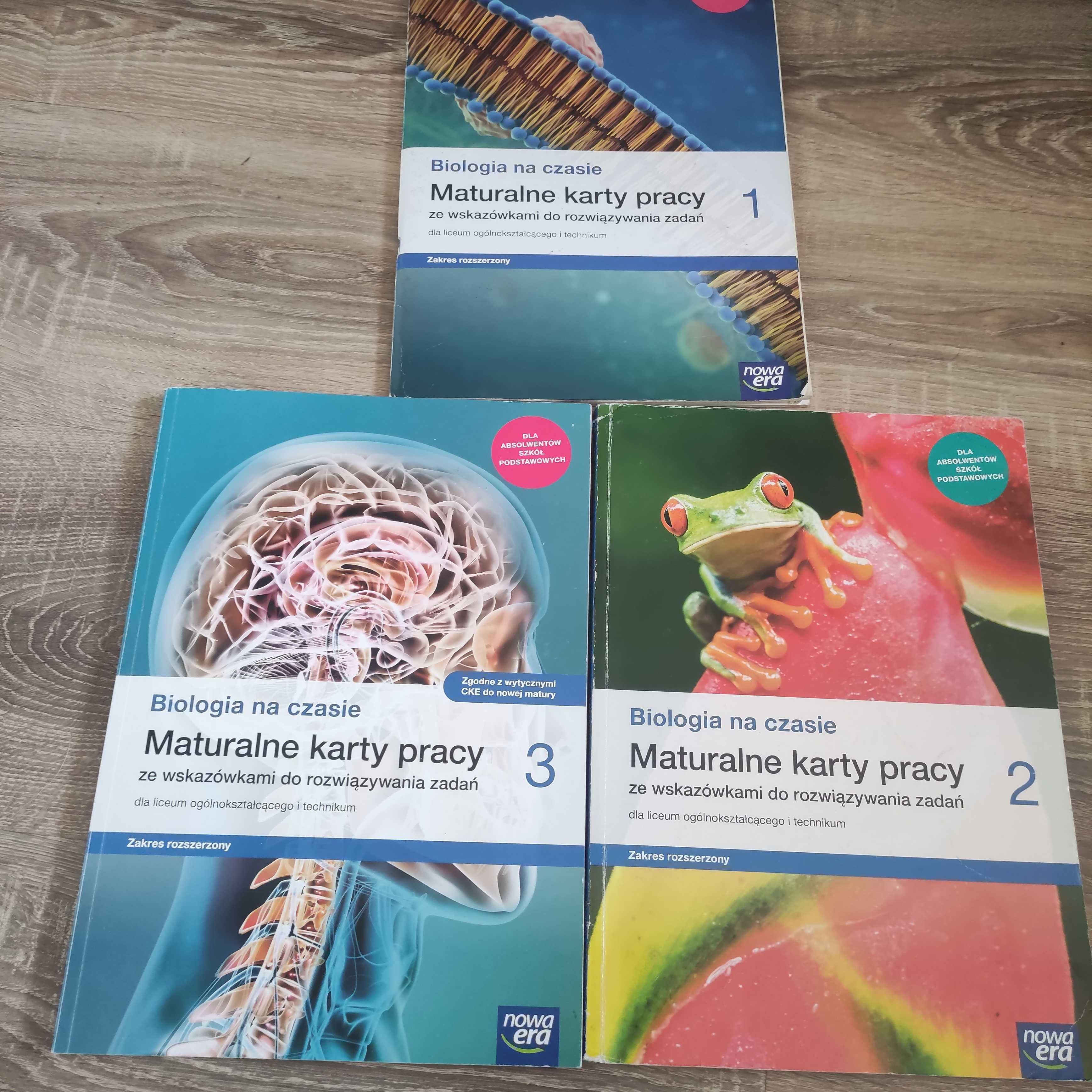 Biologia na czasie 1,2,3,4 ćwiczenia i podręczniki