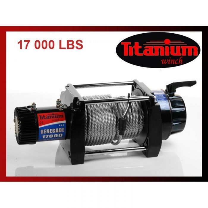 Лебёдка Titanium winch 17000 lbs 12-24v