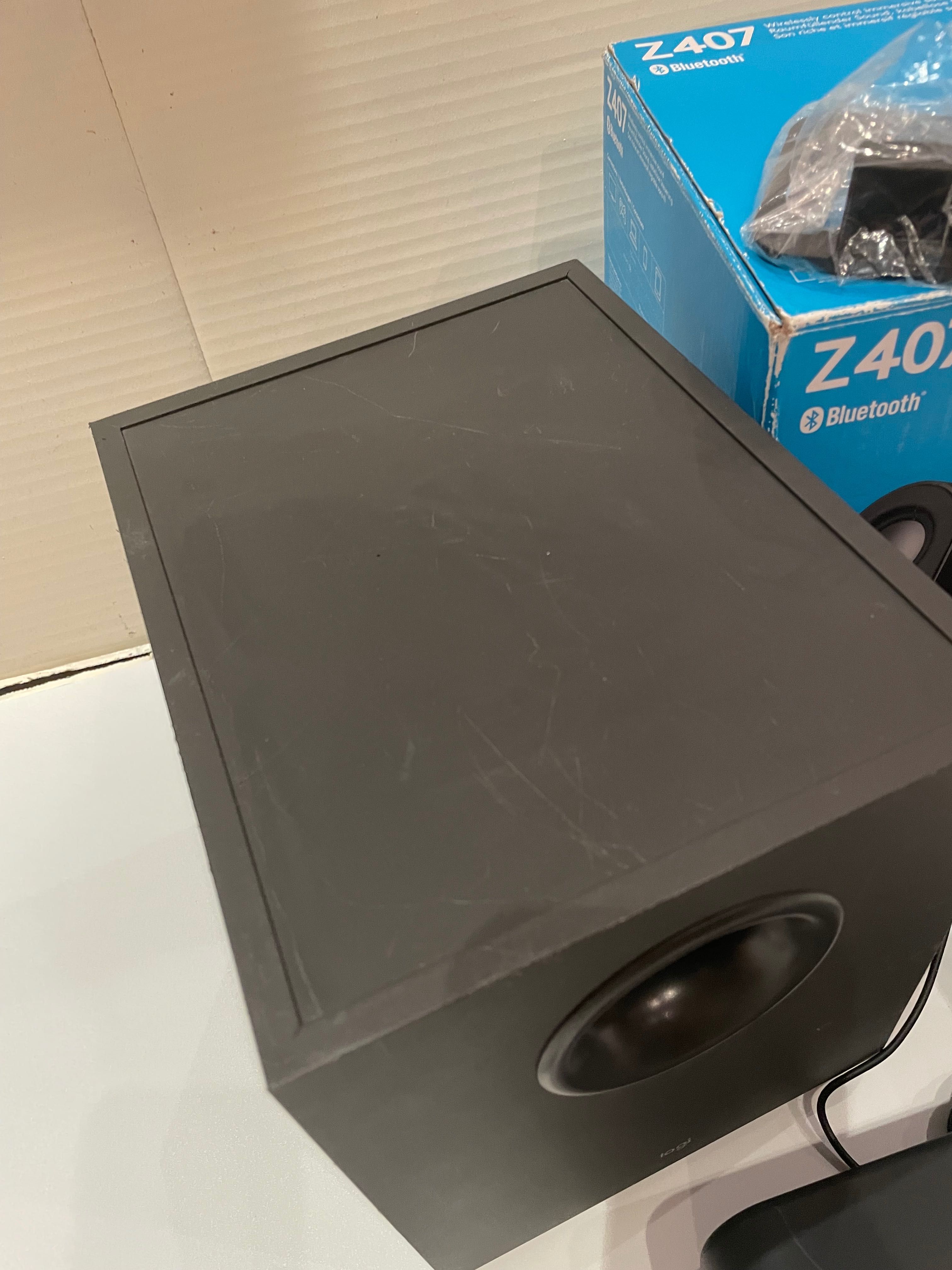 Logitech Z407 Colunas Bluetooth com subwoofer e controlo sem fios