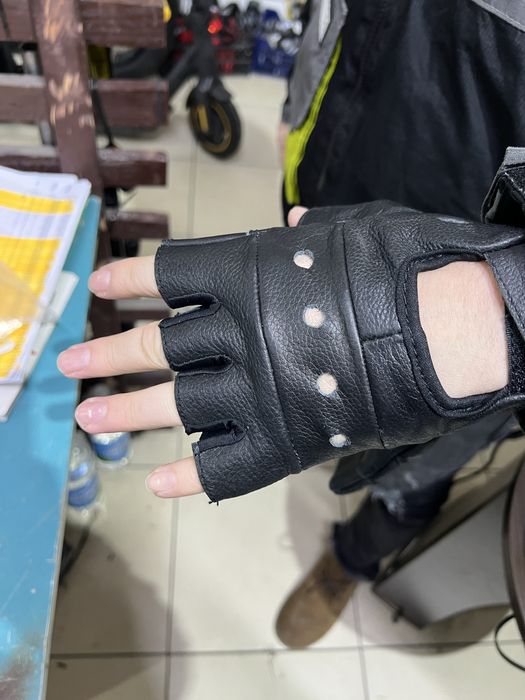 Перчатки тактичні шкірні MFH