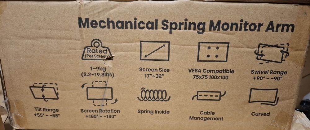 !! Uchwyt do 2 monitorów 17-32" Ścienny PREMIUM SLIM !!