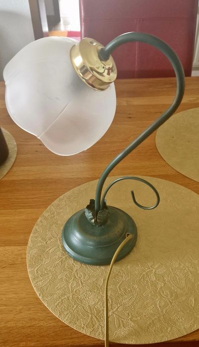 Wyjątkowy Komplet Lampek Nocnych w Stylu Art Nouveau - Kwiatowy Design