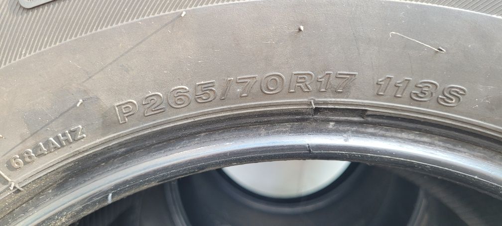 Opony Bridgestone Dueler 265/70 r17 komplet 4 sztuki