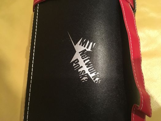 Elegancki zestaw do wina sygnowany MTV unikat 5 elementów + etui tuba