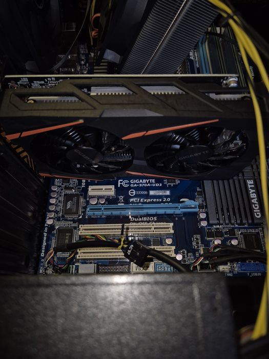 Компютер AMD Phenom ll, rx 550, 8gb ddr 3