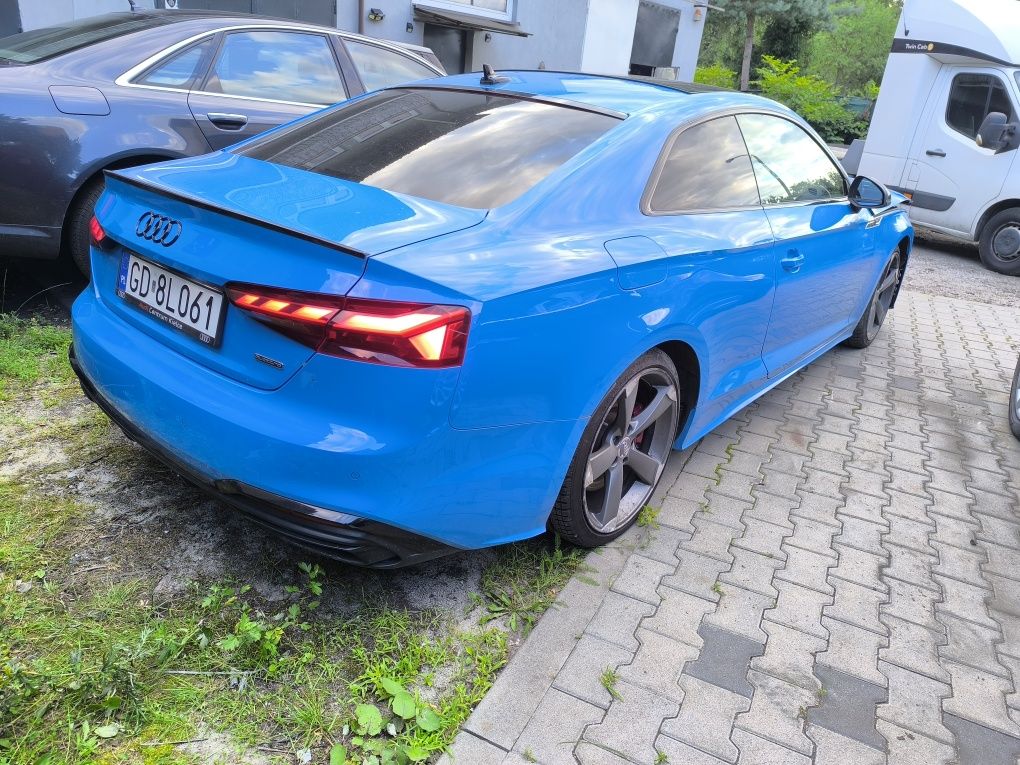 Audi A5 coupe lift 45tfsi S line FV 23% RECARO masaże lasery B&O radar