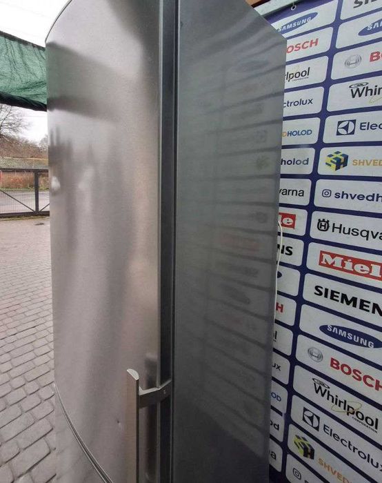 Холодильник б/в  IKEA 200/60/60 Металік  No Frost #07608