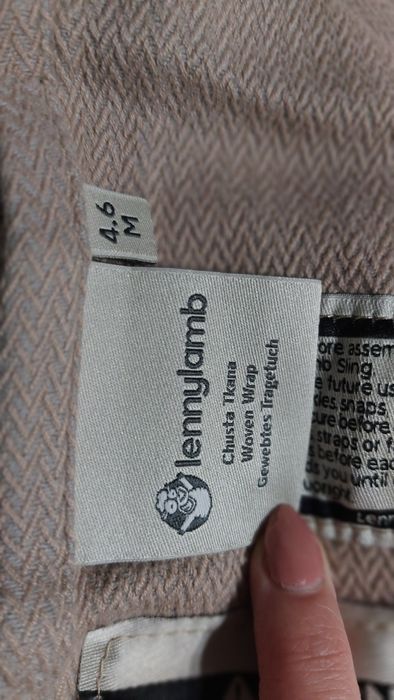 Chusta tkana lennylamb 4,6 m, jodełka