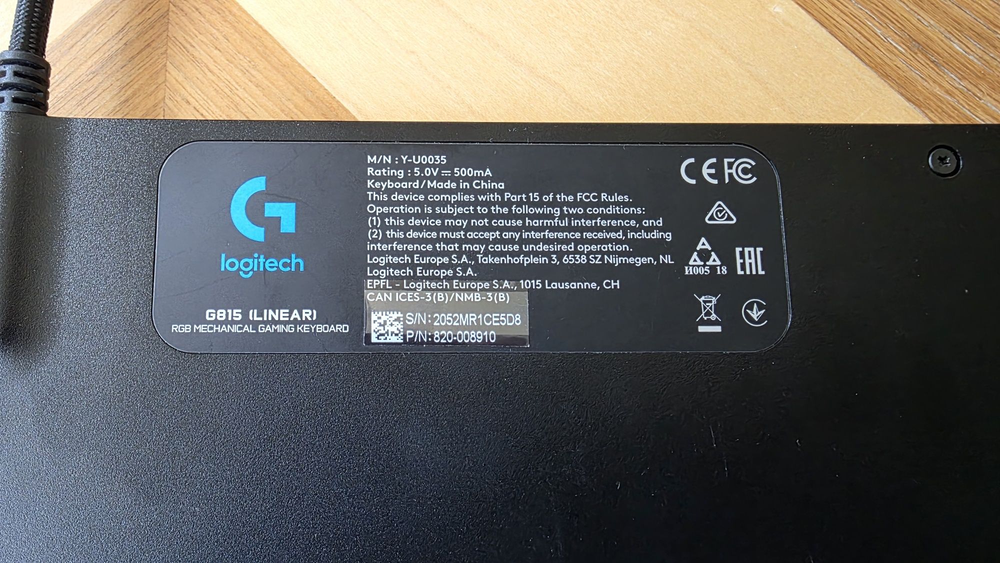 Logitech G815 Linear