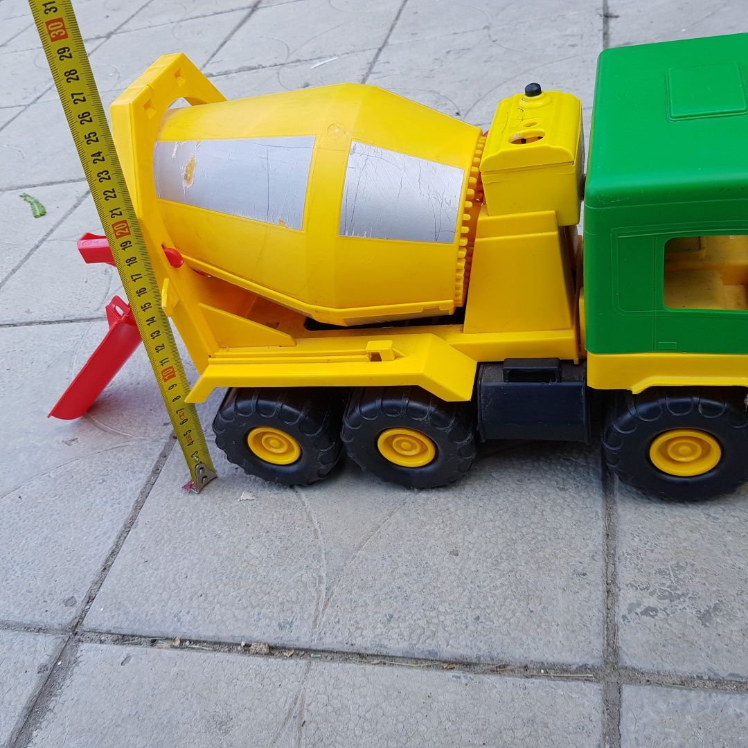 машинка игрушечная бетономешалка цементовоз Вадер Вадэр Wader