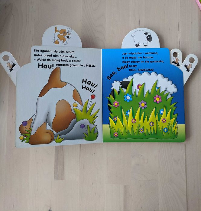Zestaw 7  ksiażeczek dla dziecka twarde kartki