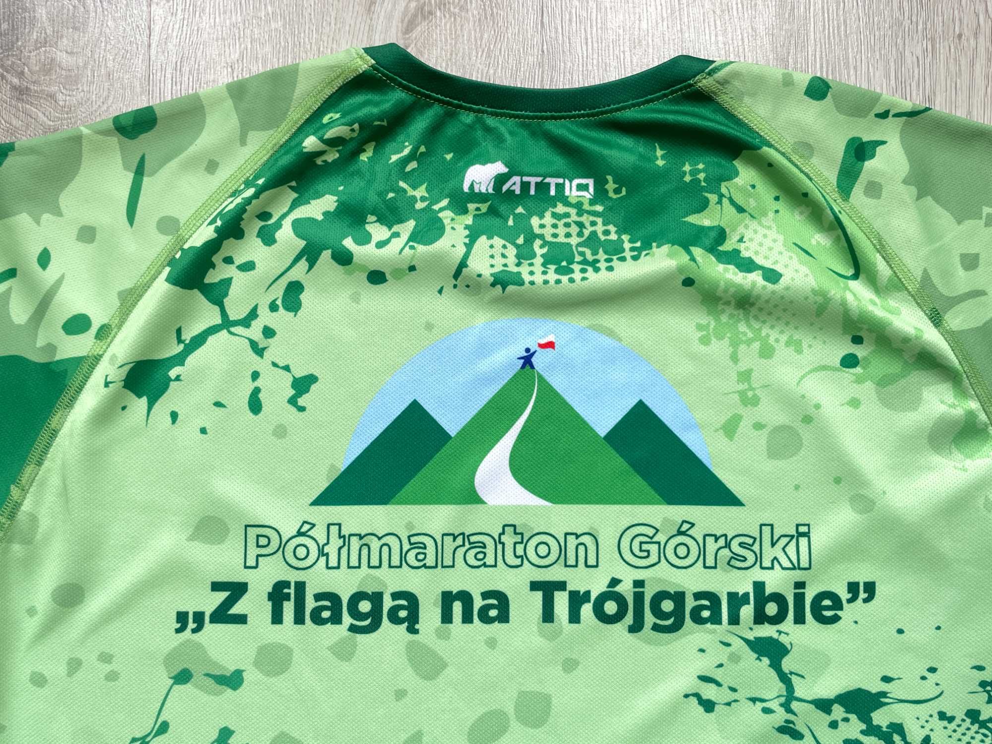 Koszulka do biegania Attiq Półmaraton Górski z Flagą na Trójgarbie XL