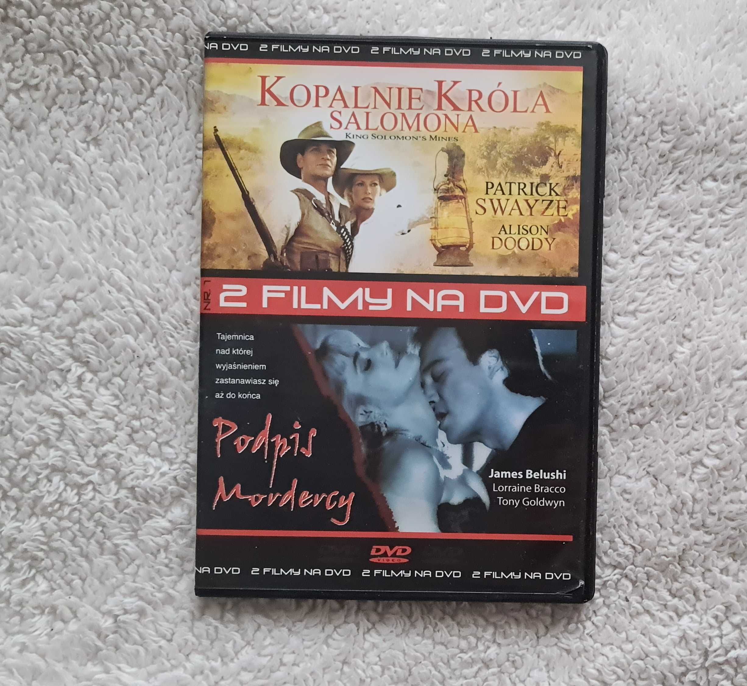 2 filmy Kopalnie Króla Salomona , Podpis mordercy Patrick Swayze
