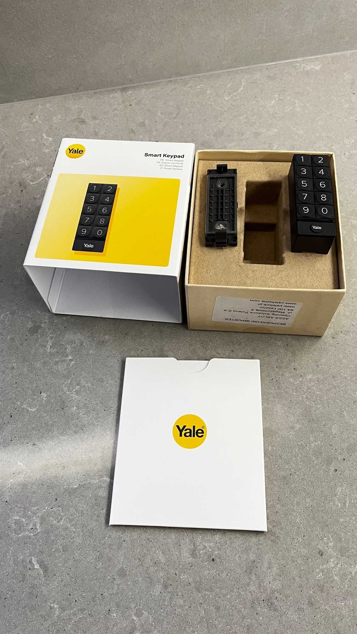 Yale Linus Smart Lock L1 - kompletny (zamek+wkładka+mostek+klawiatura)